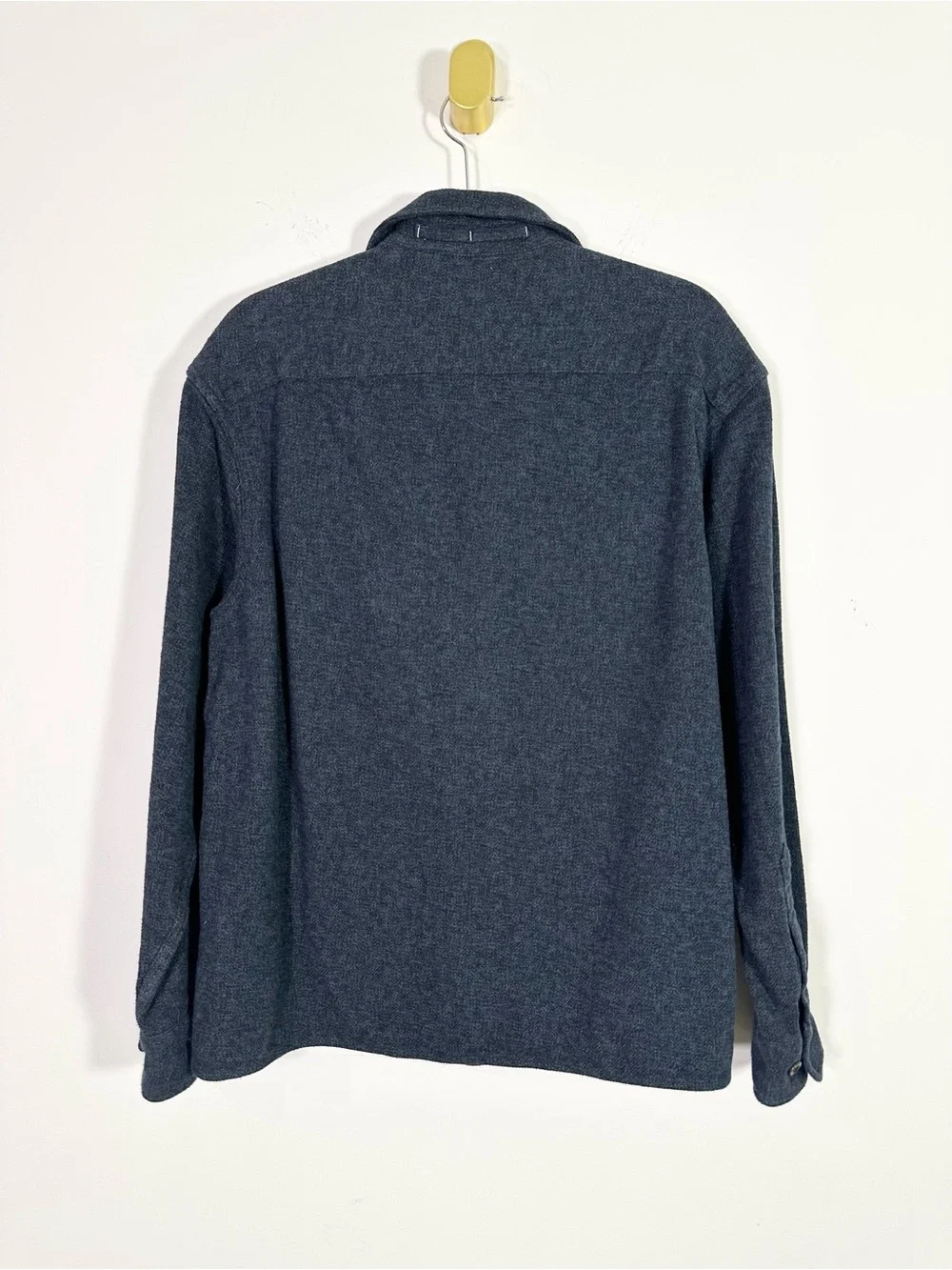 Banana Republic Navy Blue Long Sleeve Cotton Button Down Shirt